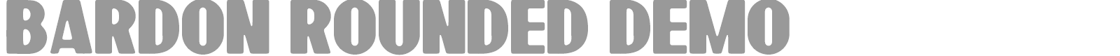 Bardon font preview